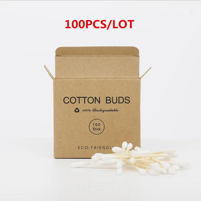 Bamboo Cotton Swabs