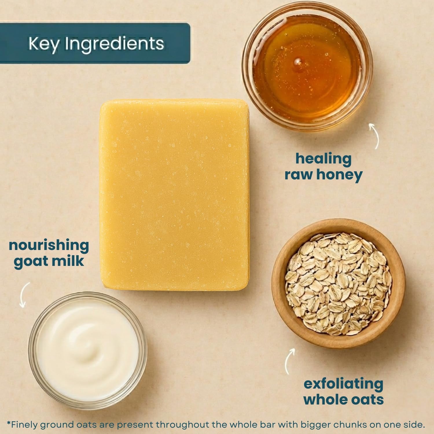Honey Oatmeal Soap Bar 