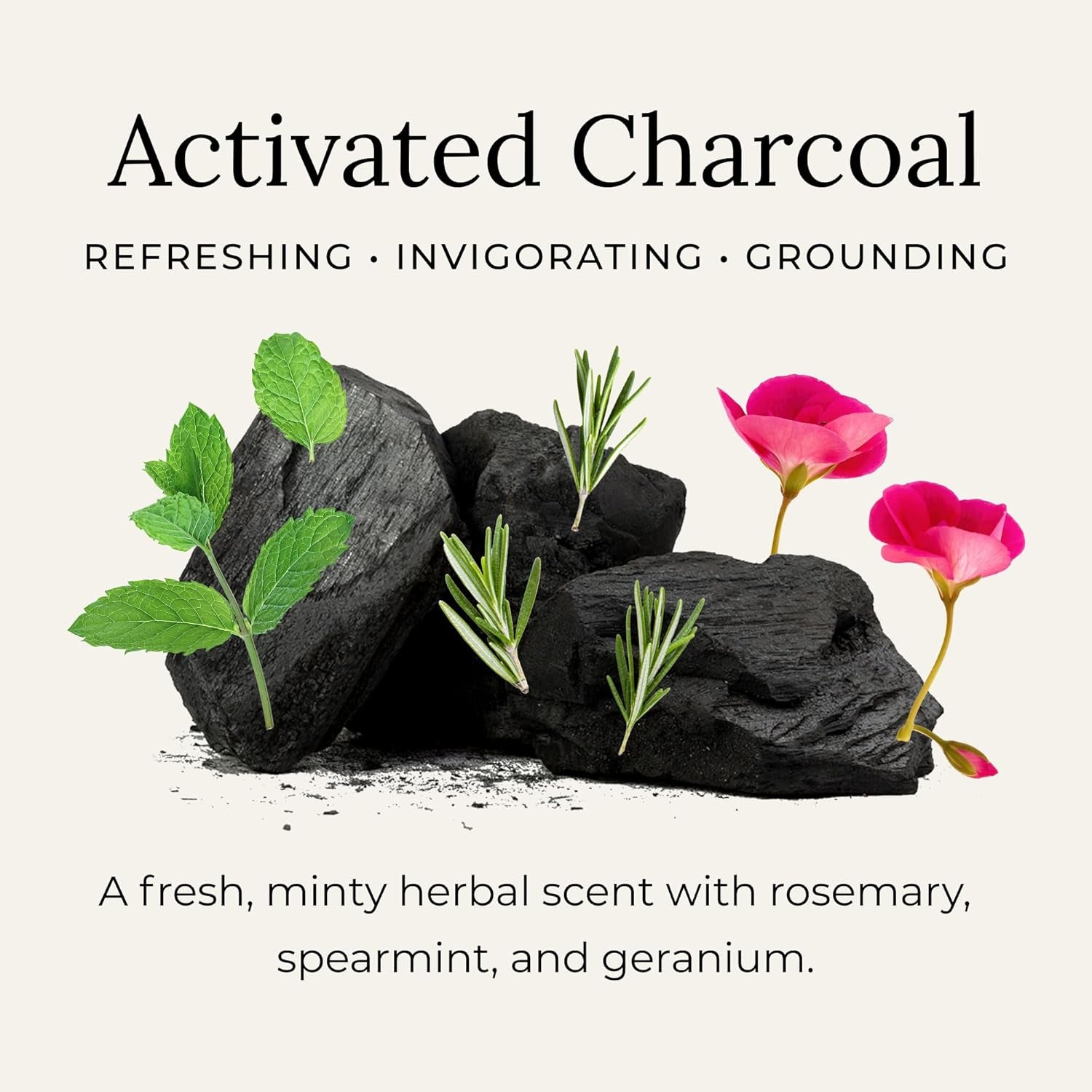 All-Natural Charcoal Deodorant Cream 
