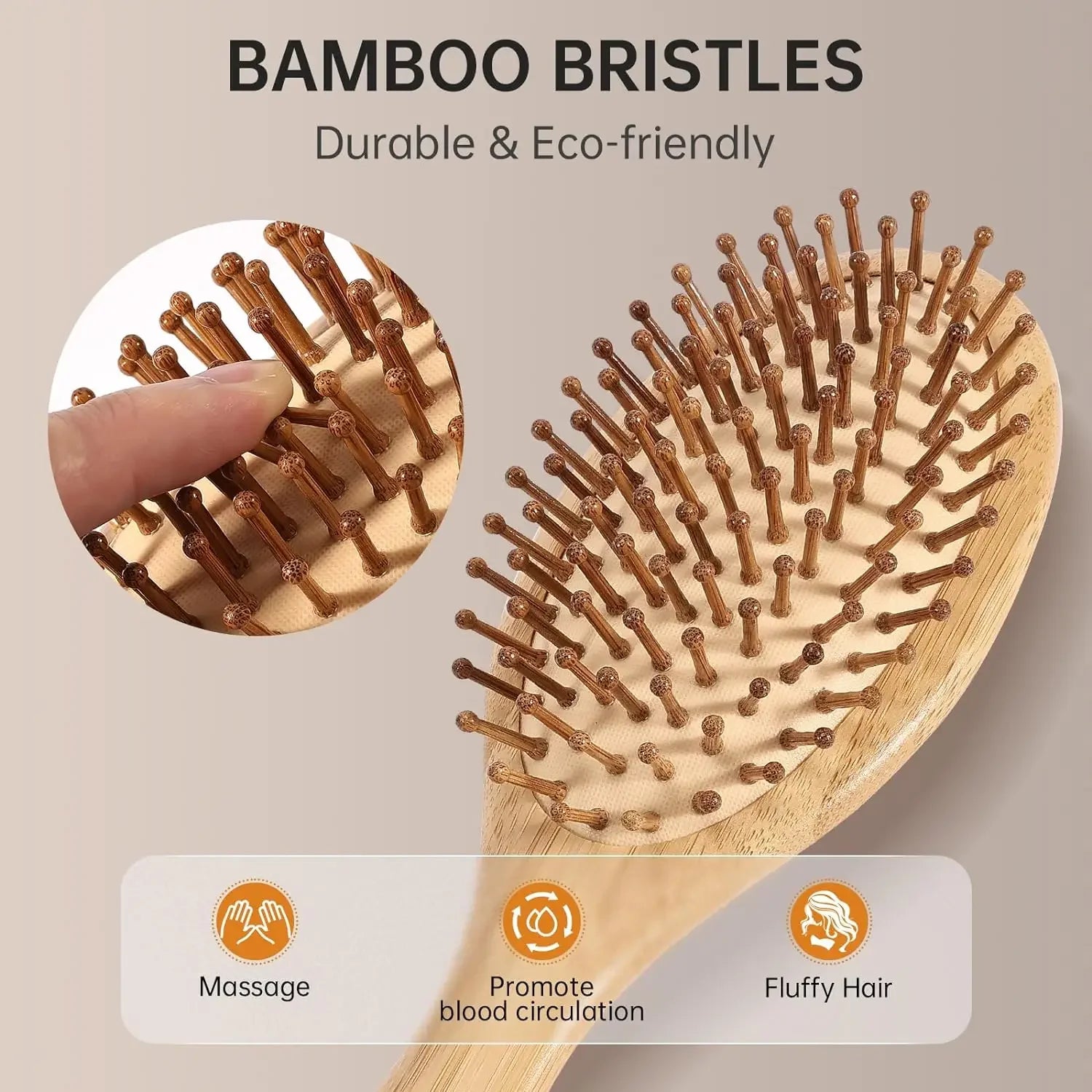 Natural Bamboo Hair Brush