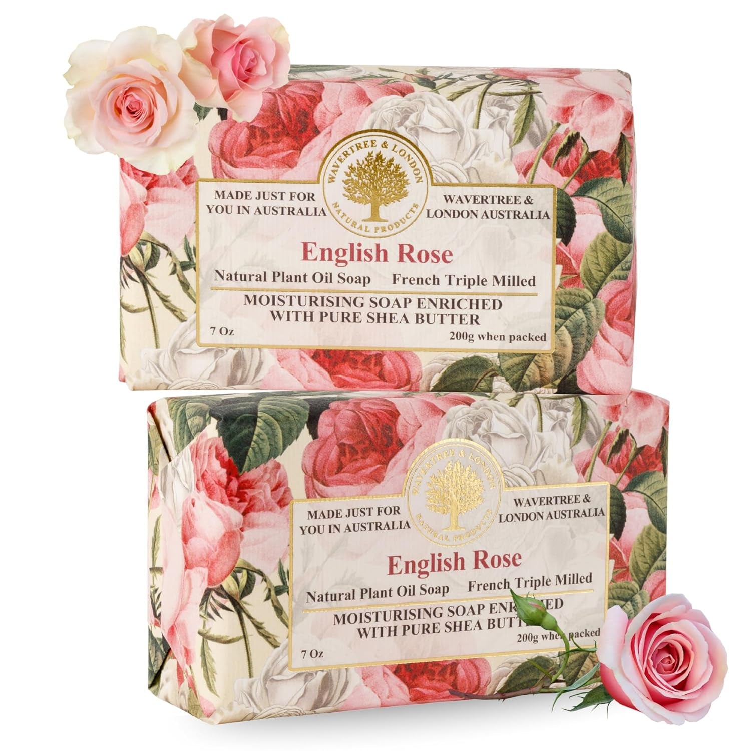 Rose Scented Natural Soap Bars
