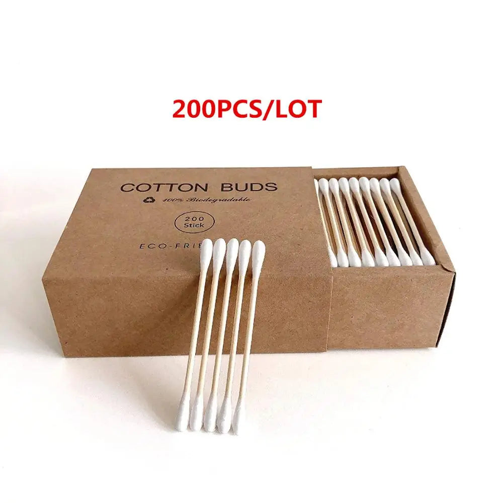 Bamboo Cotton Swabs