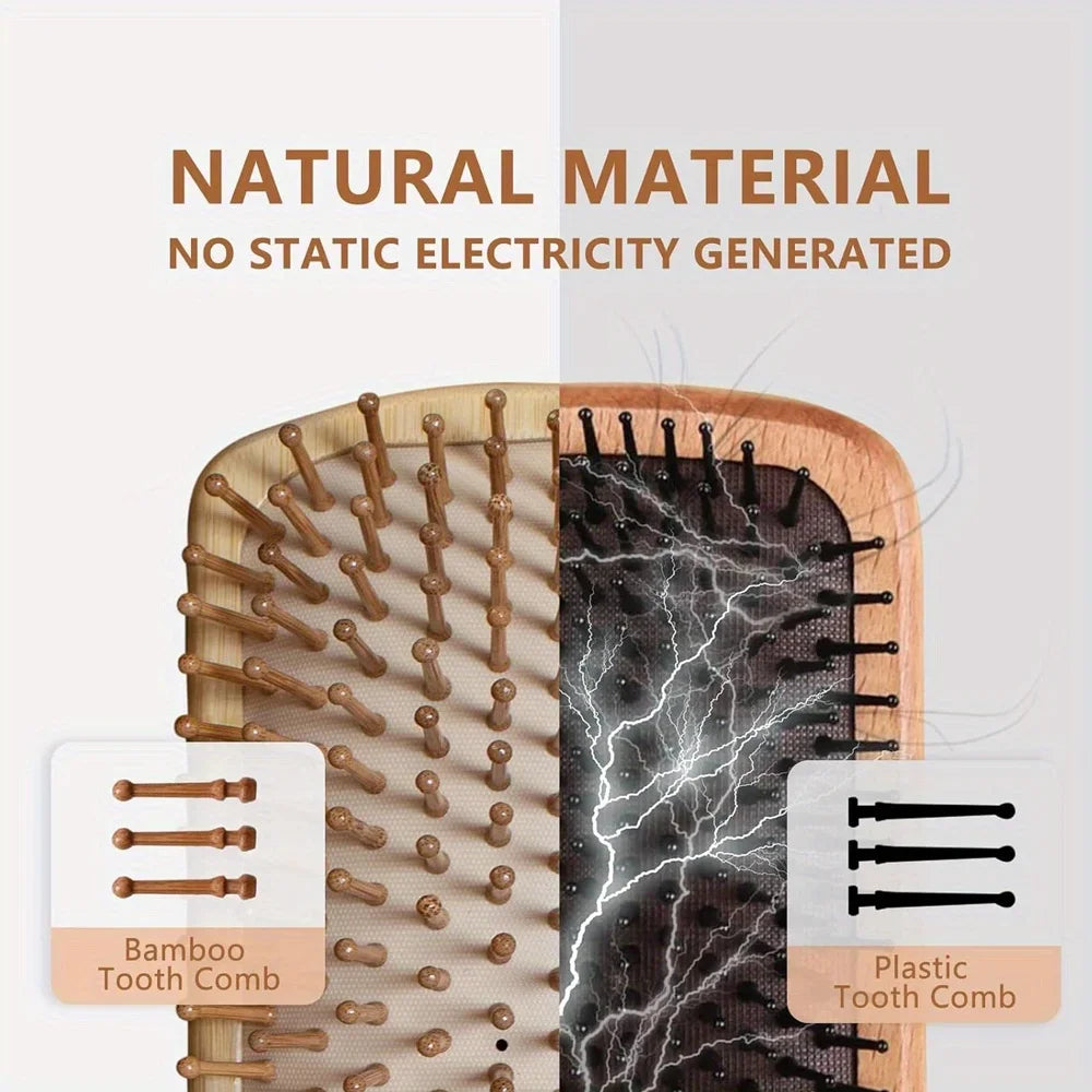Natural Bamboo Hair Brush
