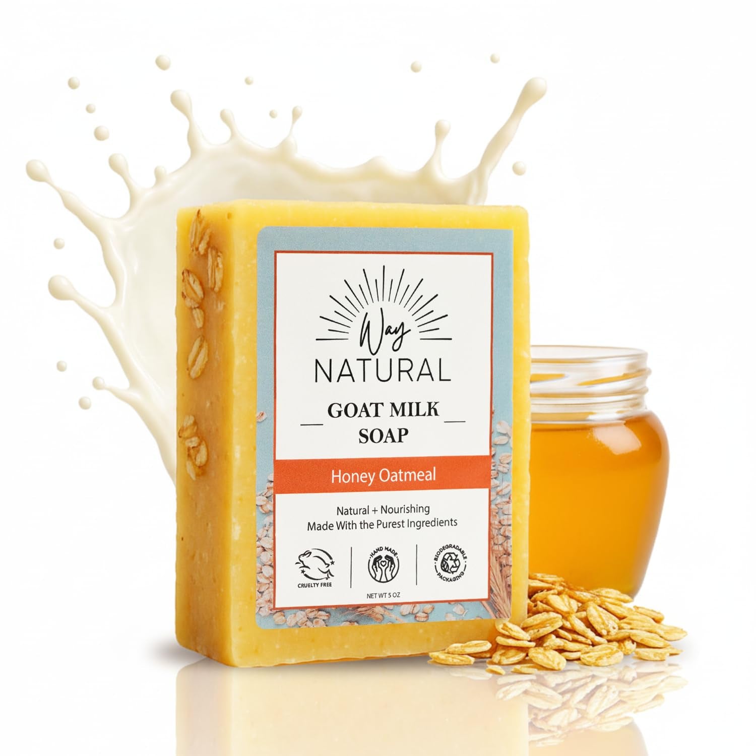 Honey Oatmeal Soap Bar 