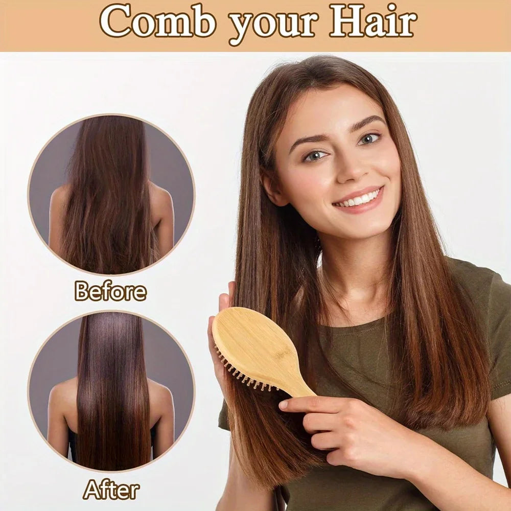 Natural Bamboo Hair Brush