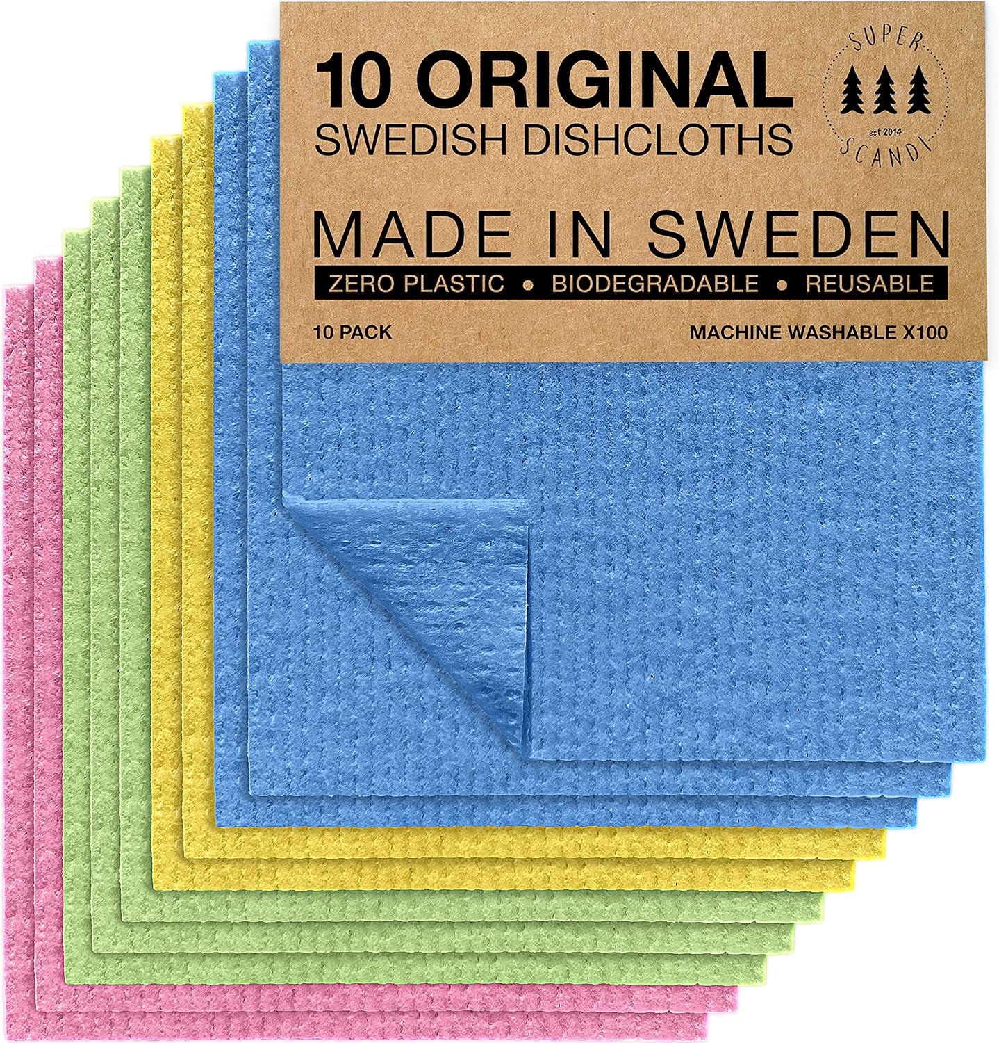  Eco-Friendly Reusable Cleaning Cloths