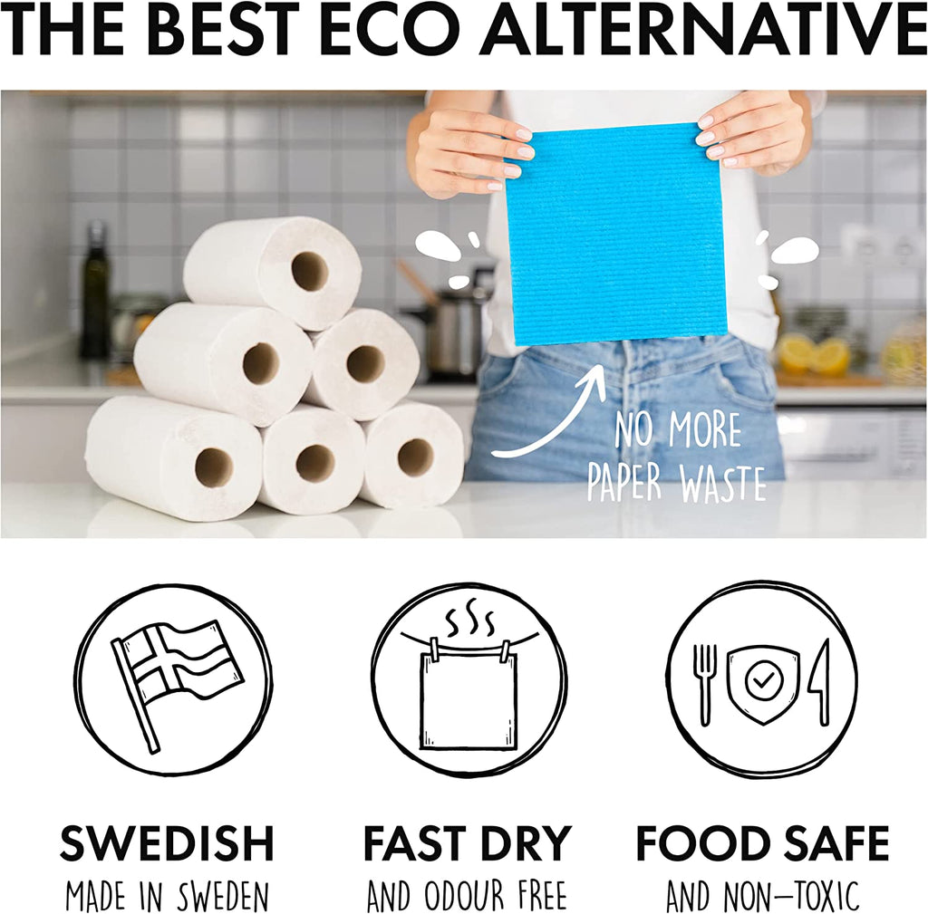  Eco-Friendly Reusable Cleaning Cloths