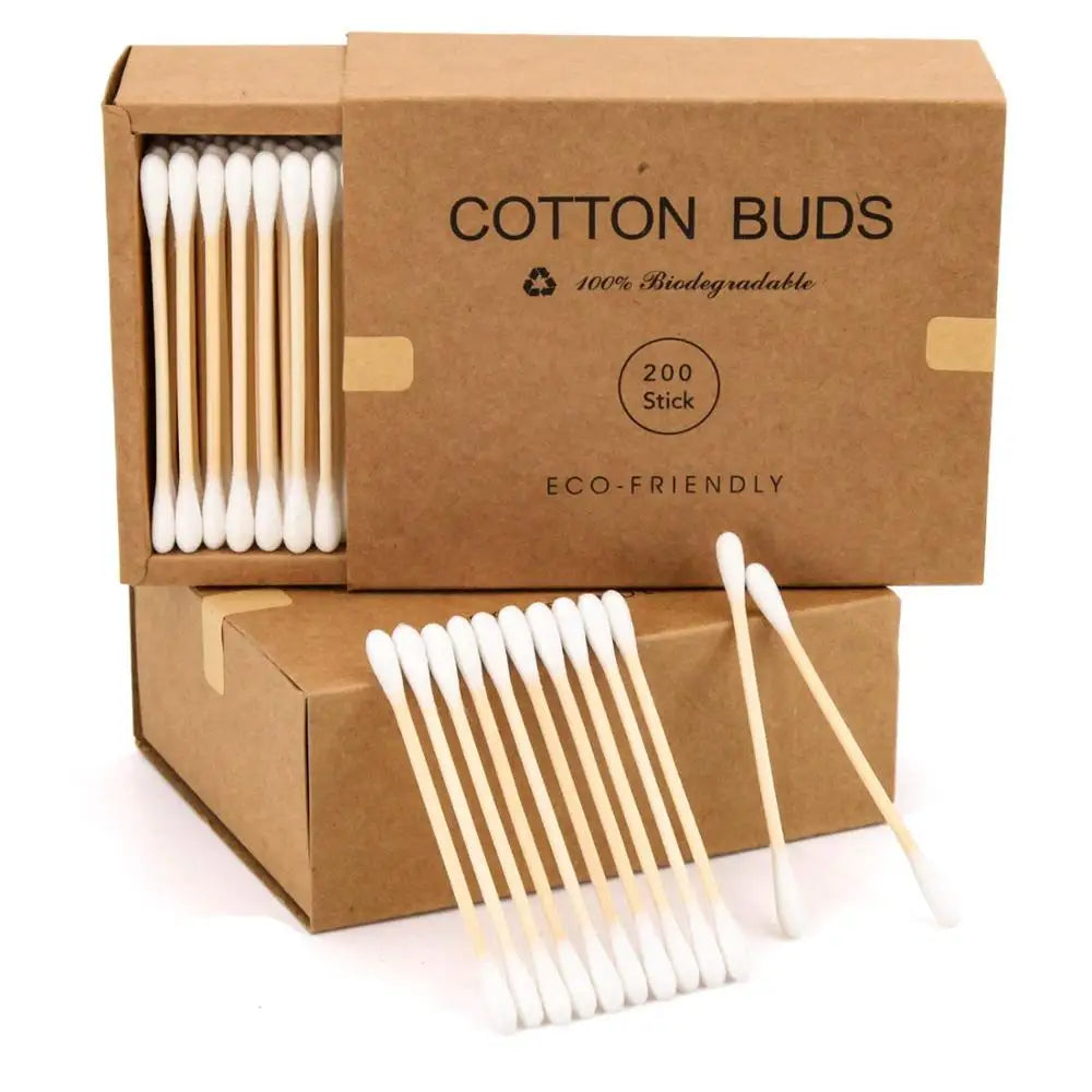 Bamboo Cotton Swabs