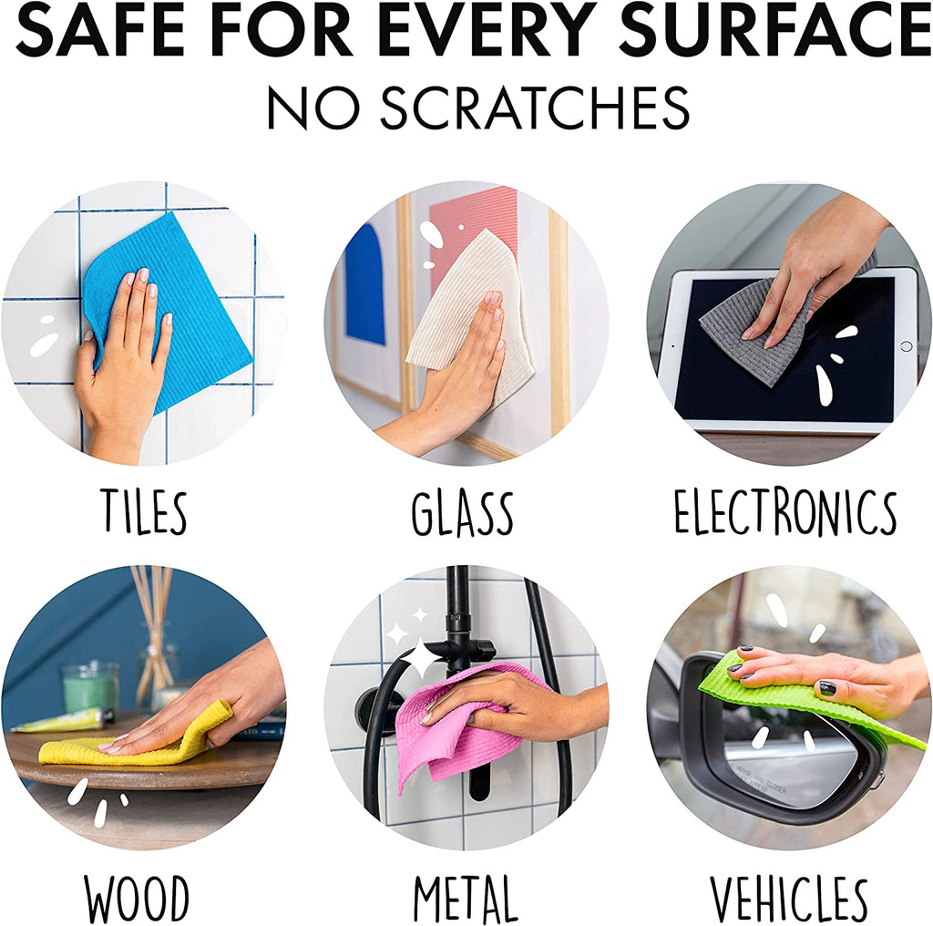  Eco-Friendly Reusable Cleaning Cloths