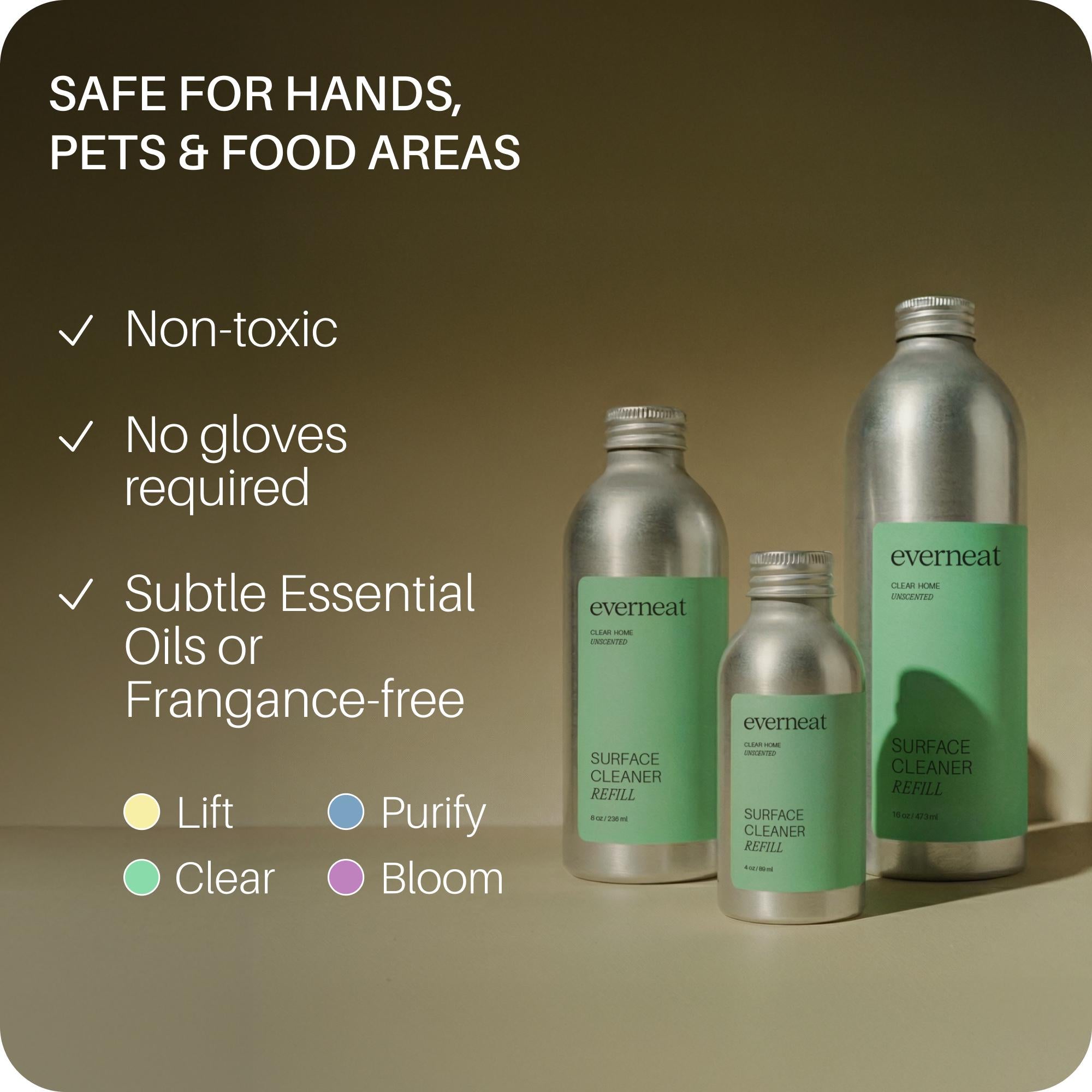 Non-Toxic Natural surface Cleaner