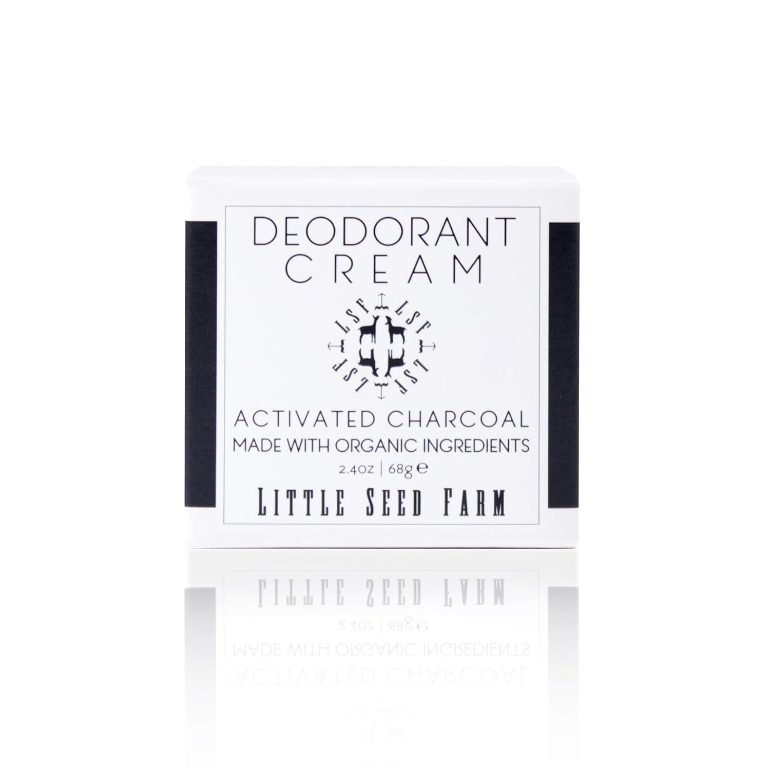 All-Natural Charcoal Deodorant Cream 
