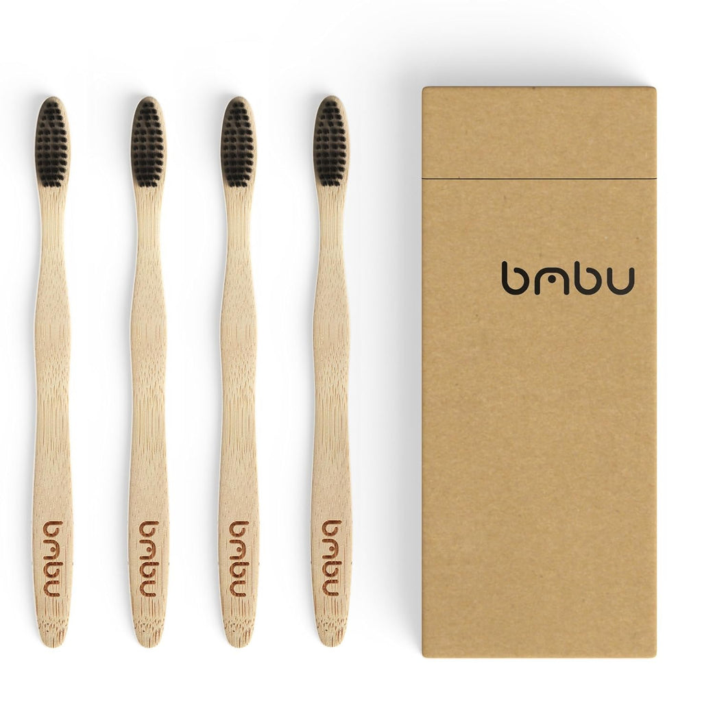 Bamboo Toothbrush 4 Pack 