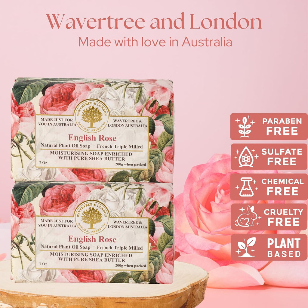 Rose Scented Natural Soap Bars
