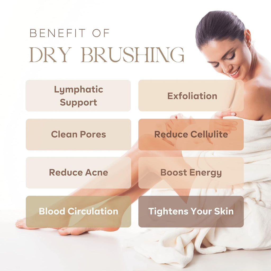 Dry Brushing Body Brush for Exfoliation